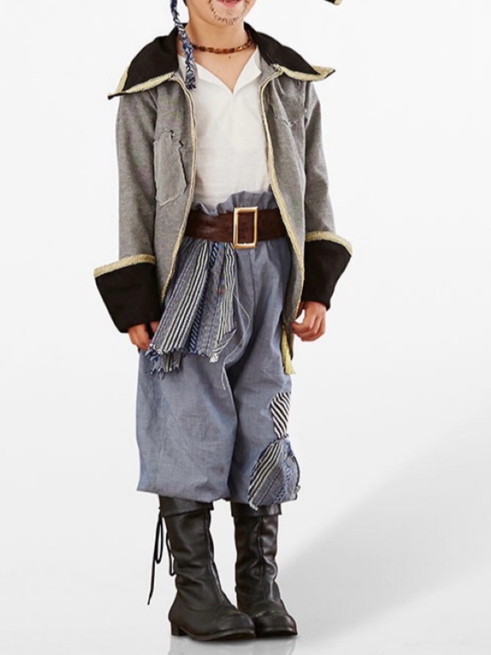 2018 Retired Pottery Barn Kids Over The Top Pirate Halloween Costume Boys S 4-6